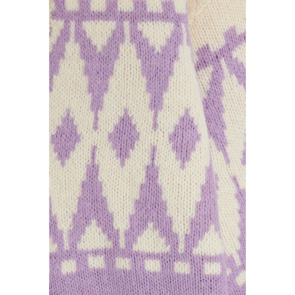 Derek Lam 10 Crosby Fair Isle Wool-Blend Cardigan Size Medium - Picture 5 of 13